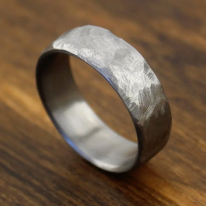 Titanium wedding band