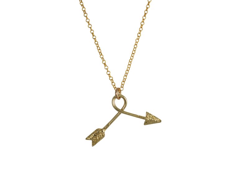 Arrow with loop pendant