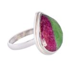 ruby zoisite ring