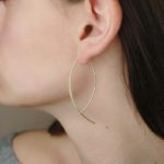 Threader wishbone earrings