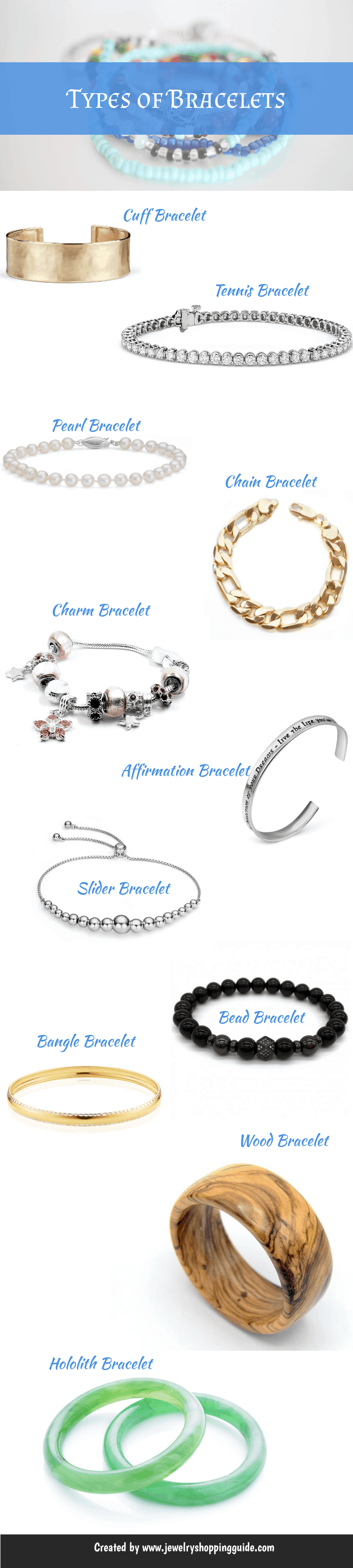 types of bracelets