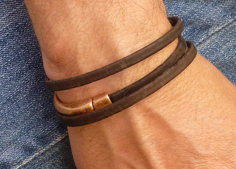 vegan leather bracelet