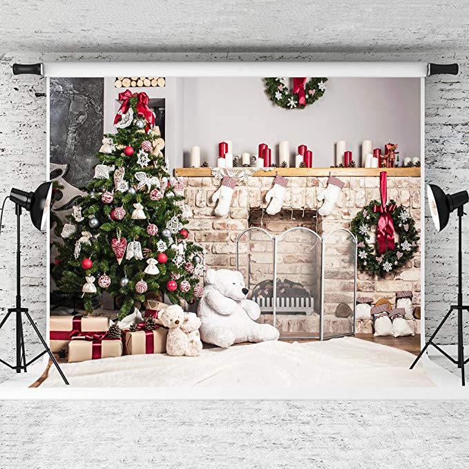 GladsBuy Quiet Christmas Night 10' x 20' Computer Printed Photography Backdrop Christmas Theme Background LMG-212 