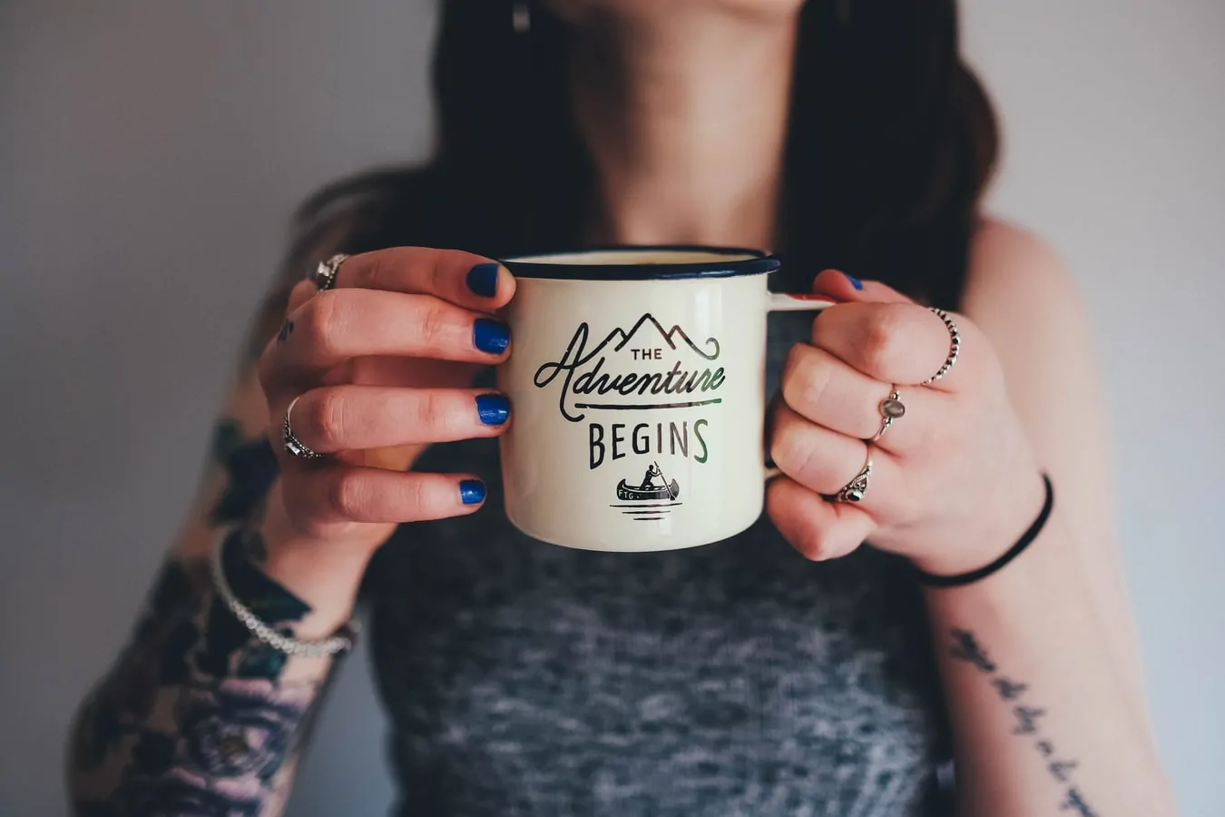 Girl looking forward with divorce ring