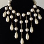Vintage napier pearl necklace