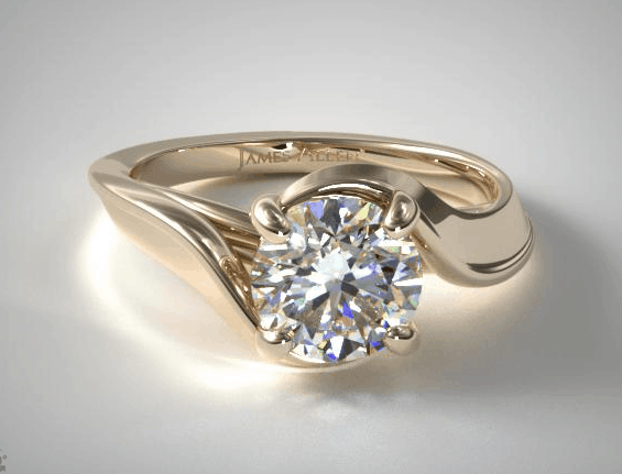 Bypass engagement ring