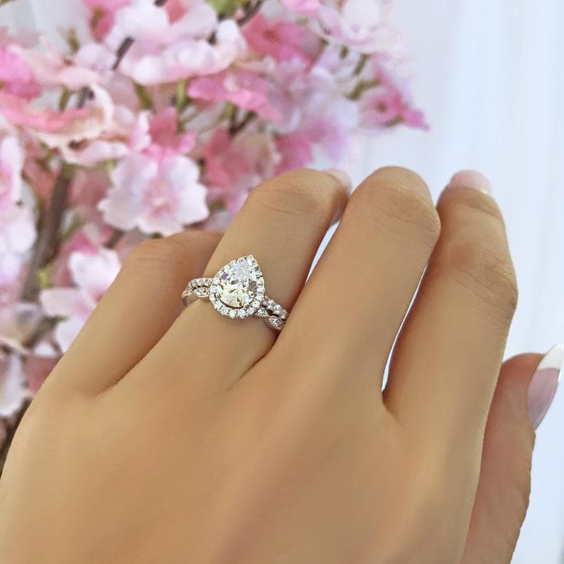 Classic Pear Engagement Ring