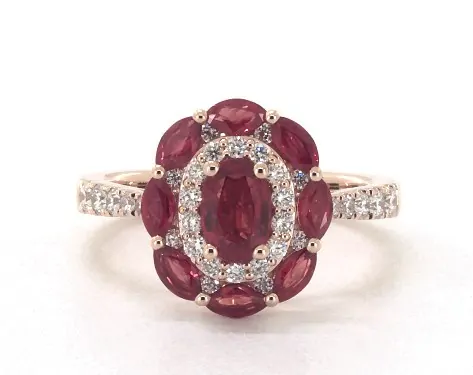 Ruby engagement ring