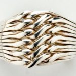12 band puzzle ring, yellow gold