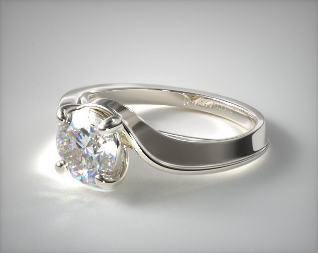 bypass shank engagement ring
