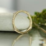 Cat style euro shank ring