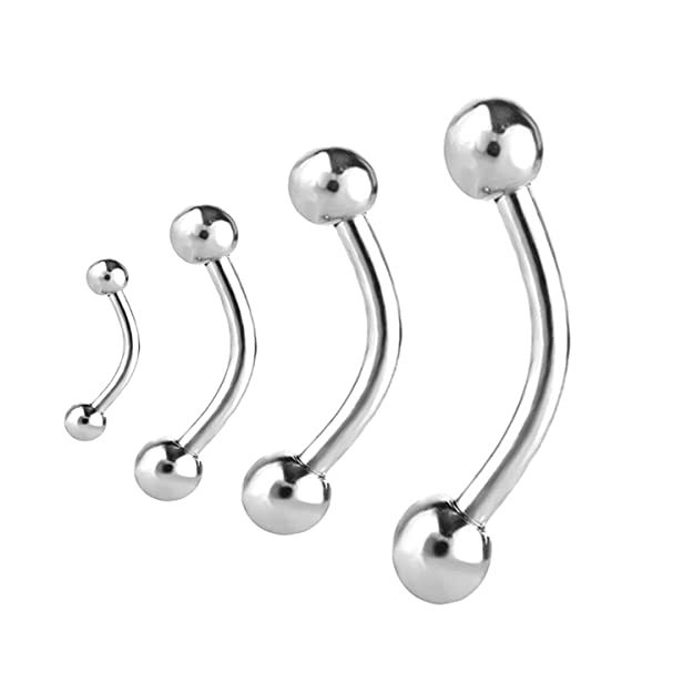 curved barbell for eyebrow piercing