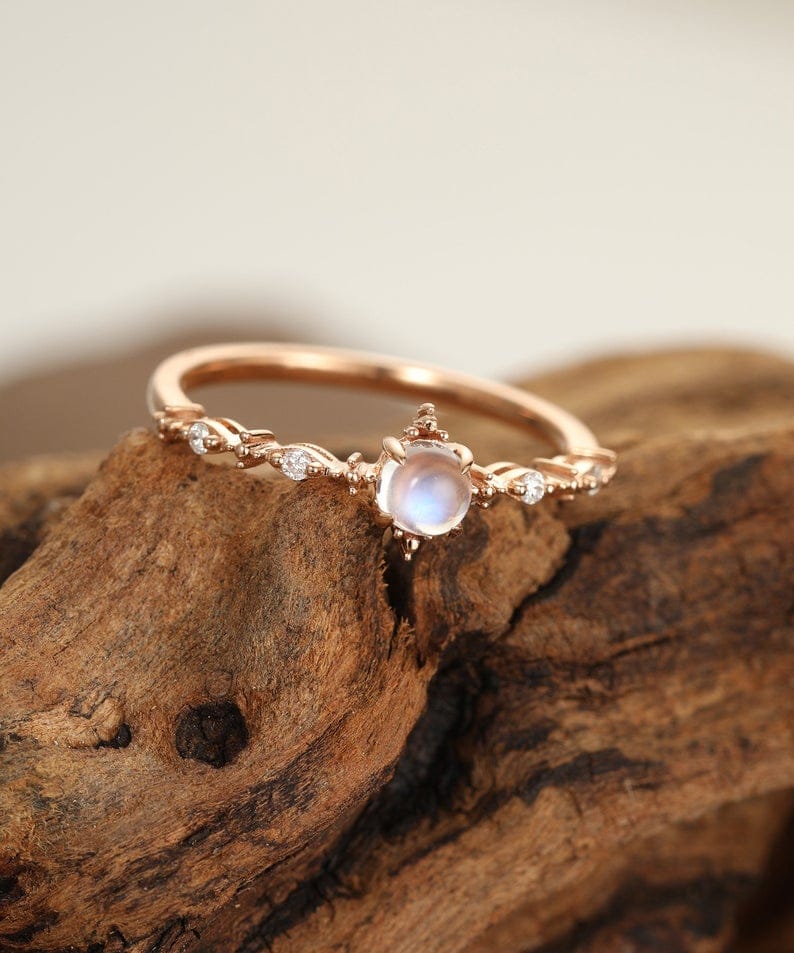 Dainty engagement ring