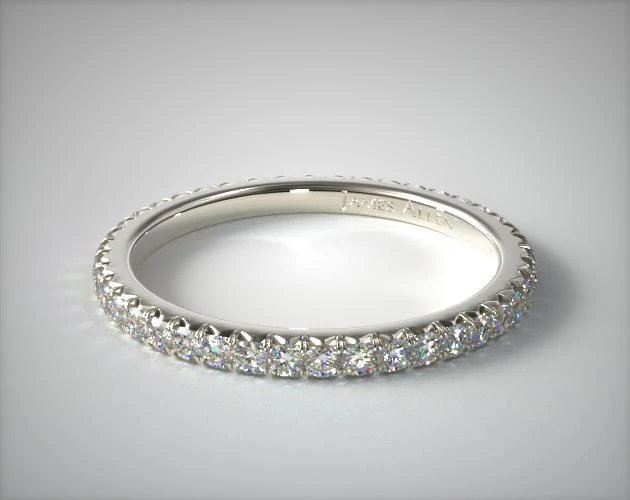 Eternity ring white gold