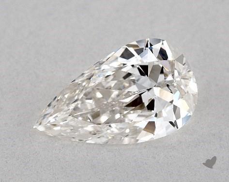 misaligned pear shape diamond