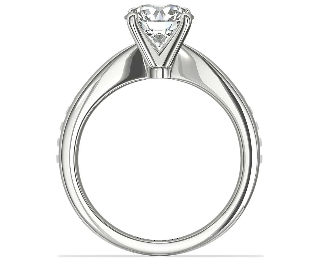 Trellis setting on sale diamond ring