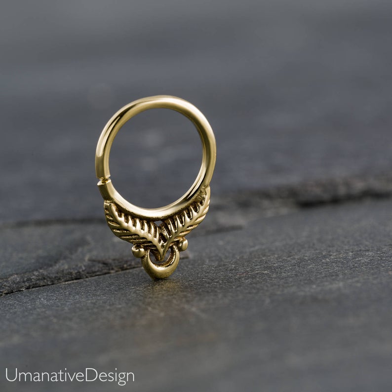 Unique septum ring