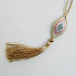 Unique thread necklace