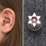 Auricle piercing