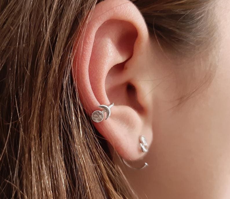 Ear with conch piercing