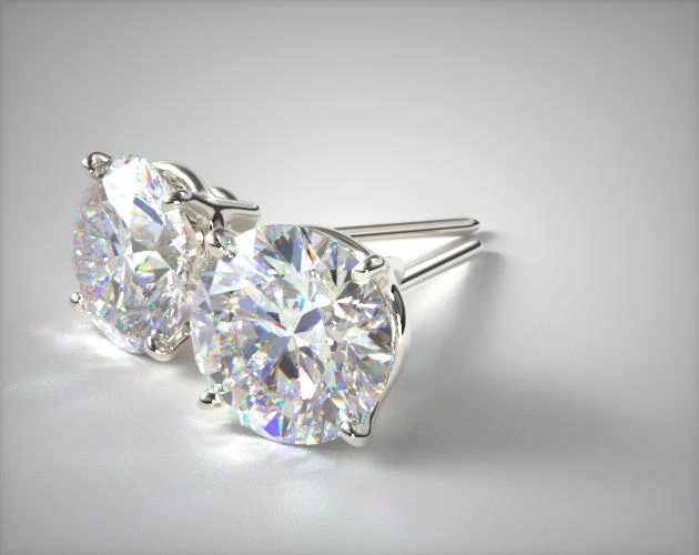 Diamond stud earrings Jewelry Gift Ideas for Her 50th Birthday
