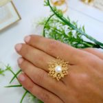 Edwardian flower ring