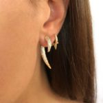 Fake gauge earrings