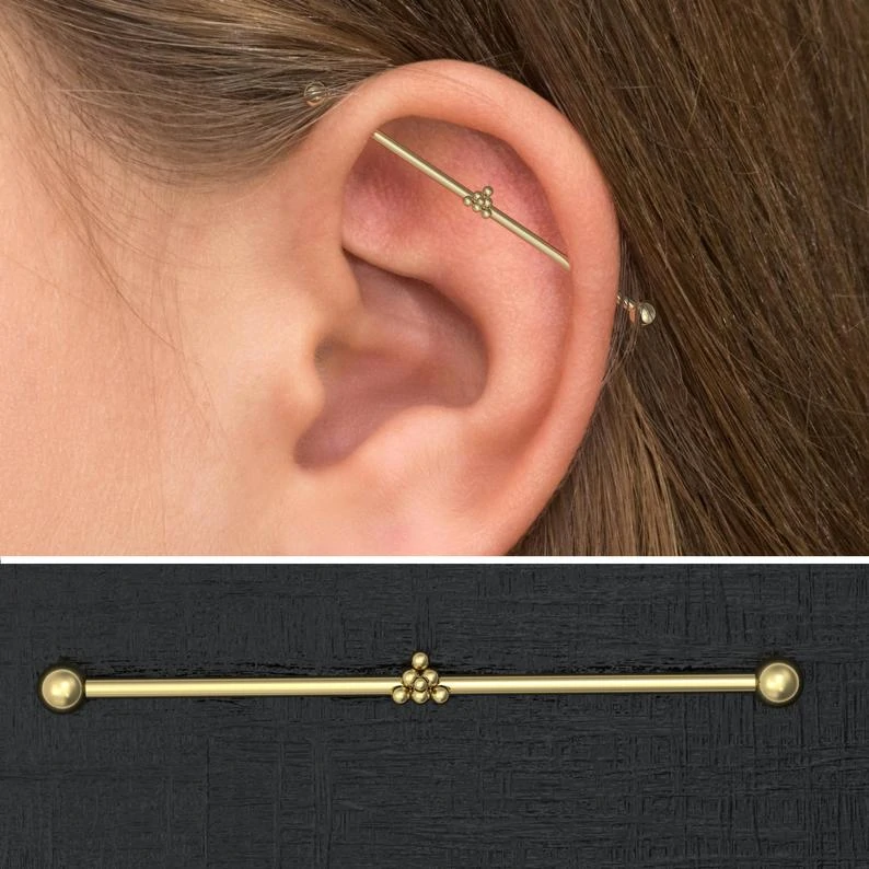 Industrial piercing bar