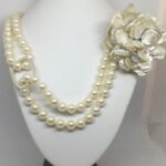 Keshi Pearl Flower Necklace