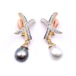 Tahitian and South Sea Pearl Earrings
