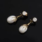Gothic Pearl Earrings