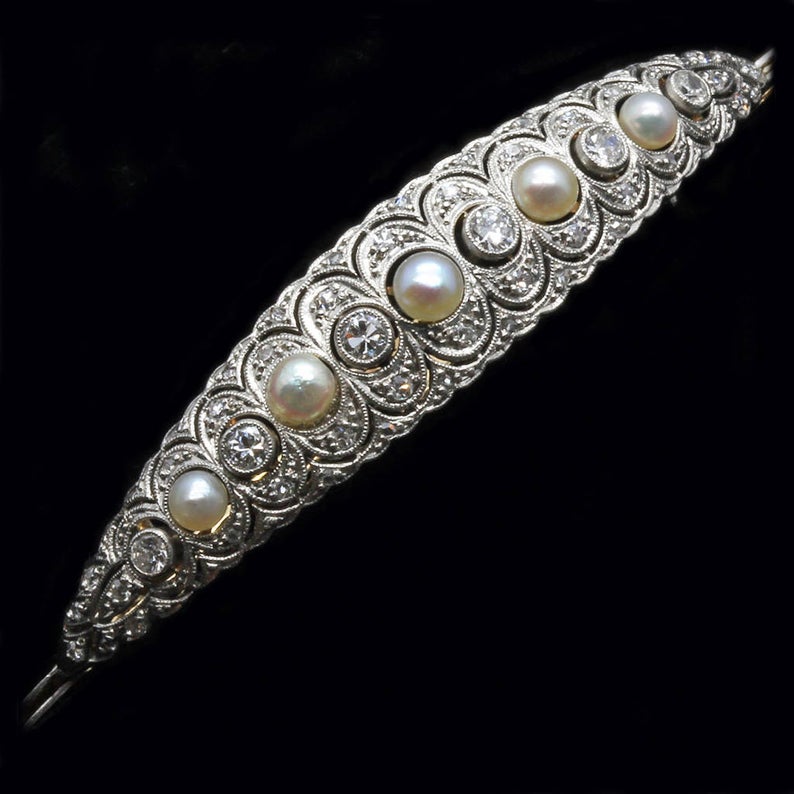 Edwardian Pearl Bracelet