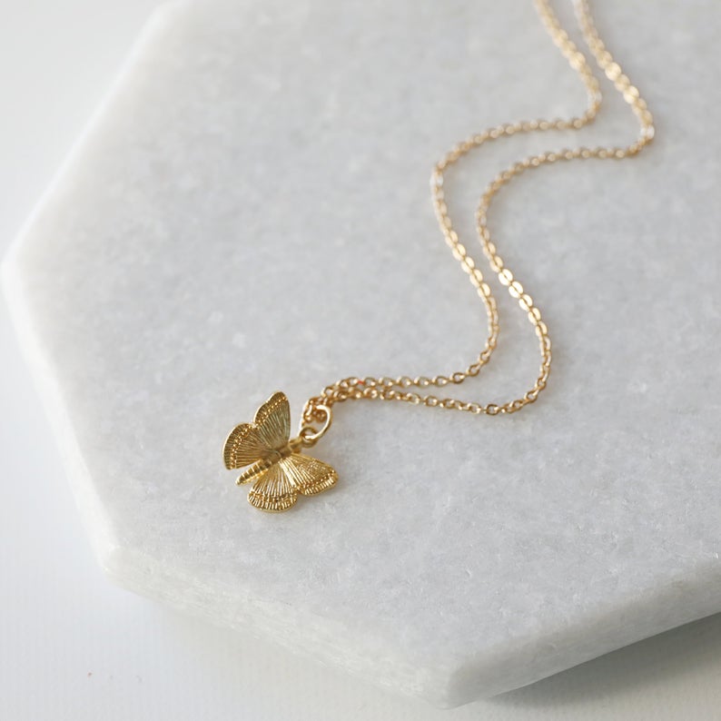 Butterfly symbols of hope necklace