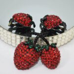 Weiss jewelry strawberry set