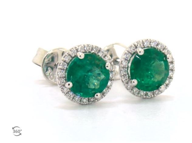 Emerald earrings