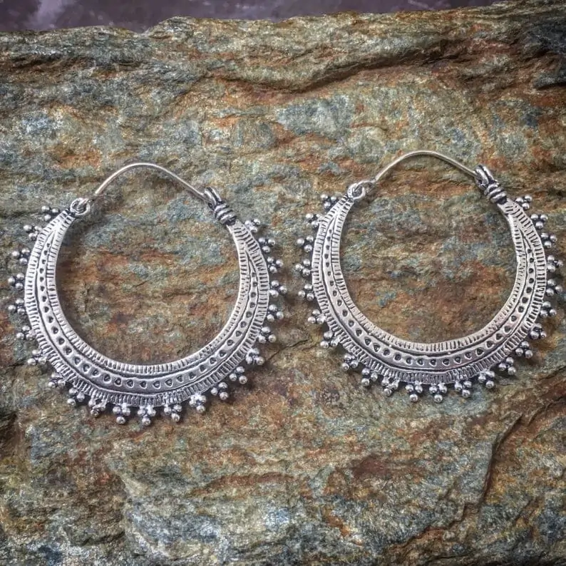 Gypsy hoop earrings