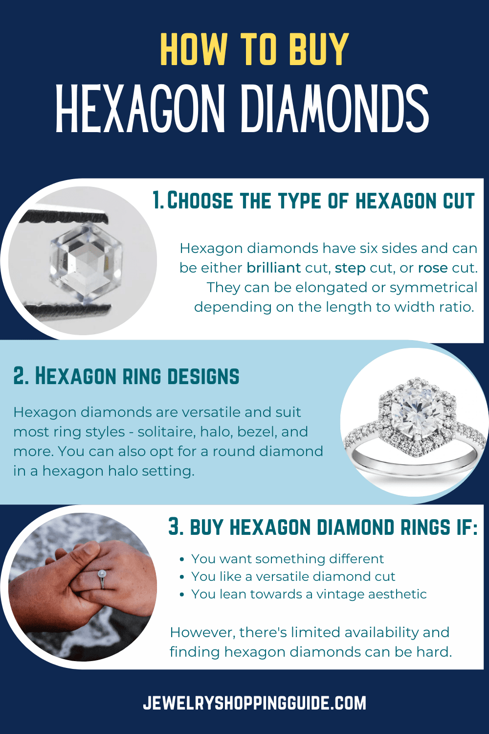 How to buy hexagon diamond rings