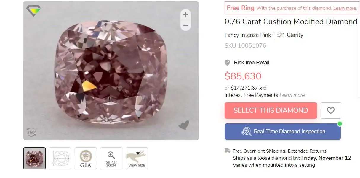 Pink diamond