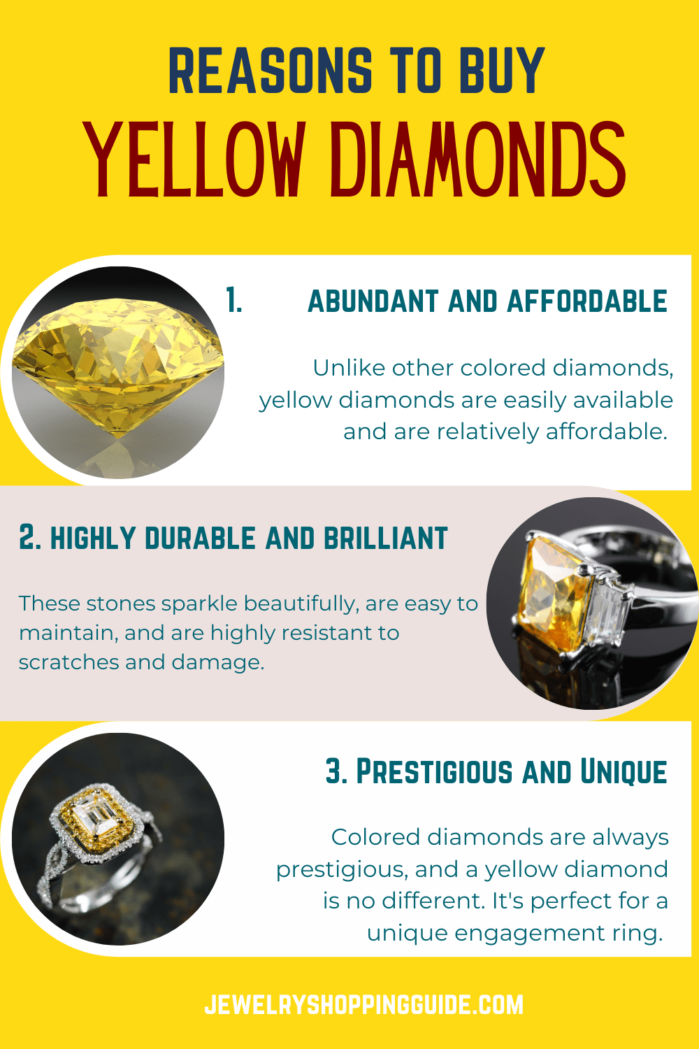 Reasons to buy yellow diamonds