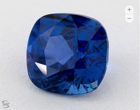 loose blue sapphire