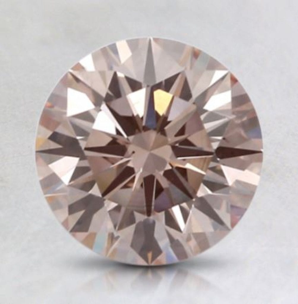 Synthetic brown diamonds