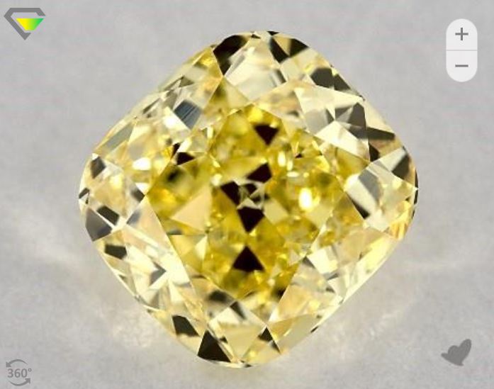 James Allen colored diamonds