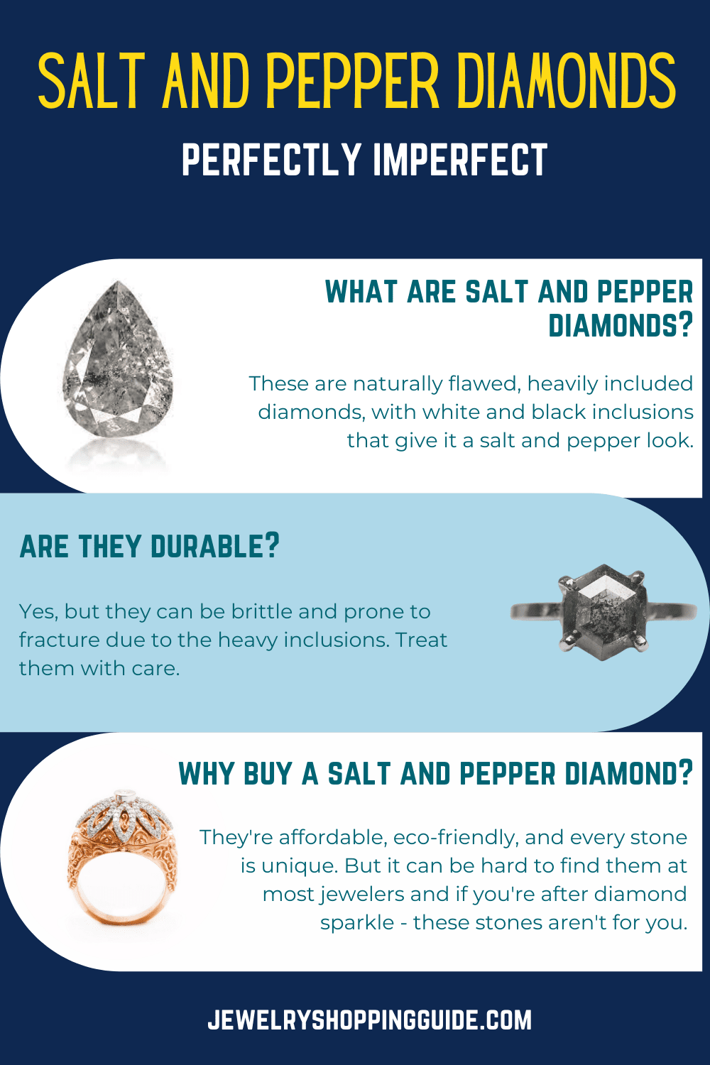 What are salt and pepper diamonds