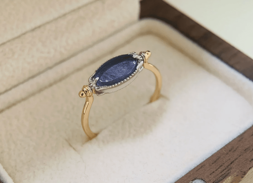 Vintage iolite ring