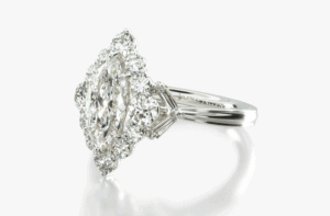 marquise diamond in white gold