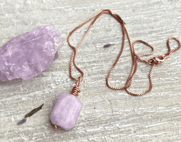 Purple Kunzite Necklace