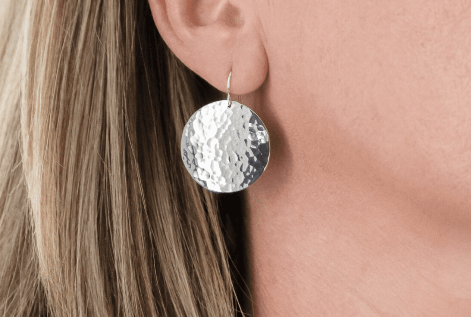 silver earrings etsy