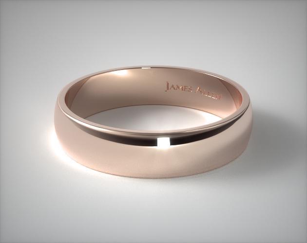 14k rose gold wedding ring