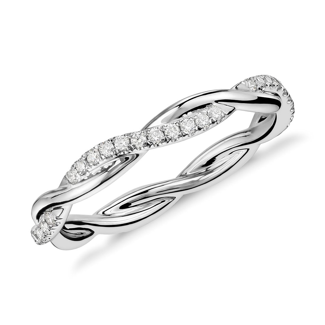Petite Twist Diamond Eternity Ring