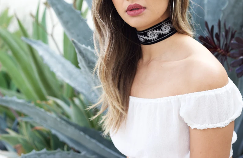 Suede Bandana Choker